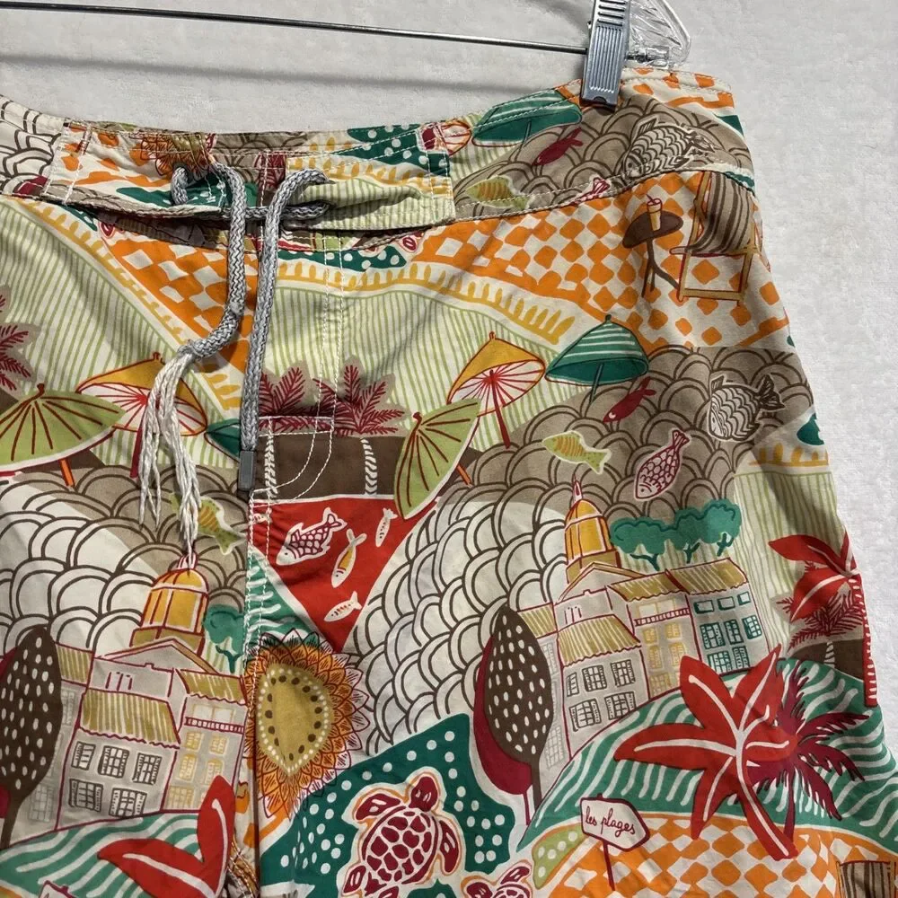 Vilebrequin Saint Tropez Turtle Beach Board Shorts Swim Beach Pool Men’s XXL
